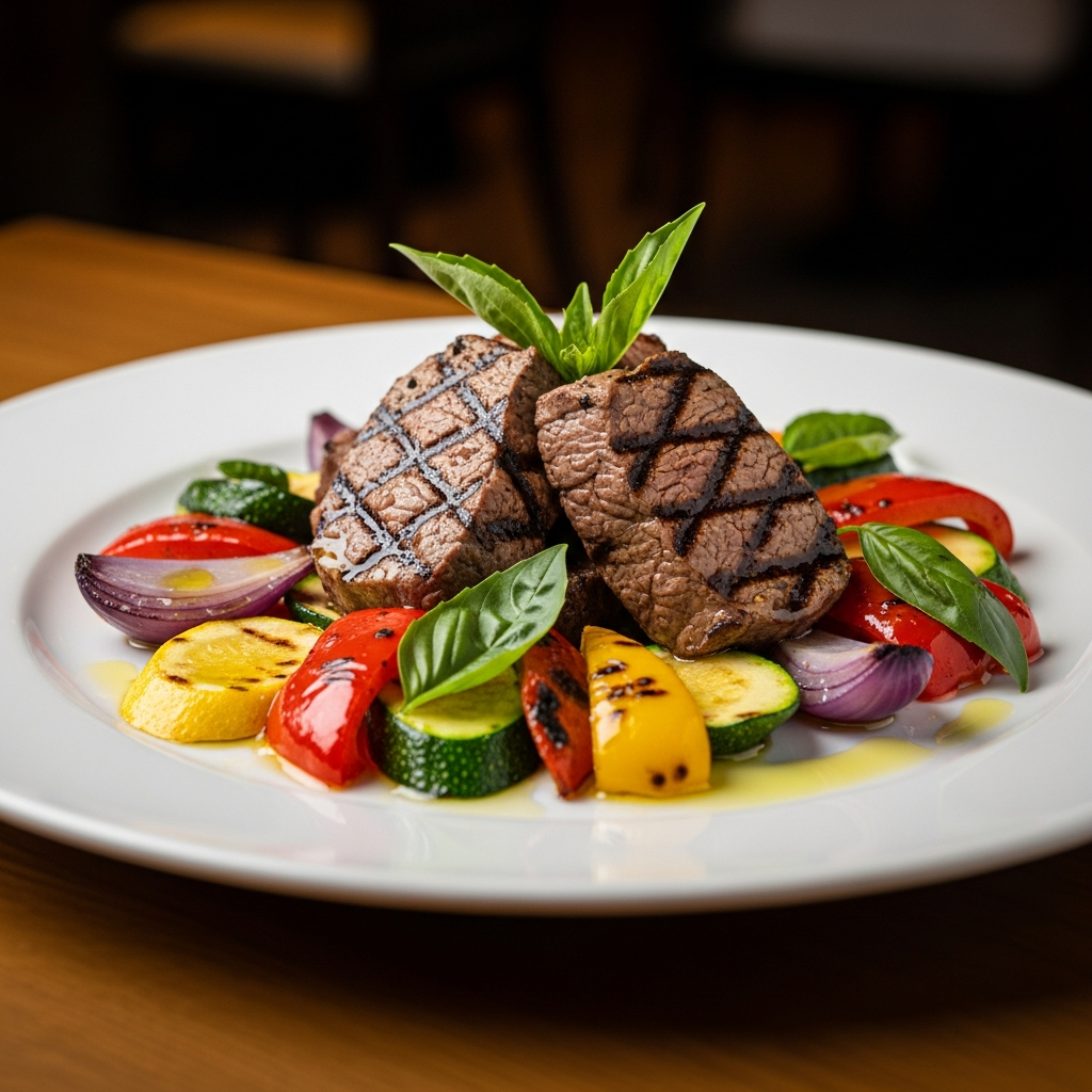 Selezione di carni pregiate con erbe aromatiche